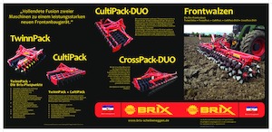 Wiesen- u. Ackerwalzen Brix Twinn 600 FH
