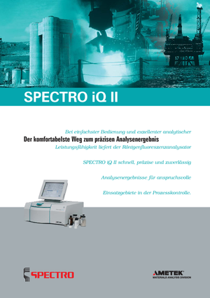Metallanalysegeräte Spectro SPECTRO IQ