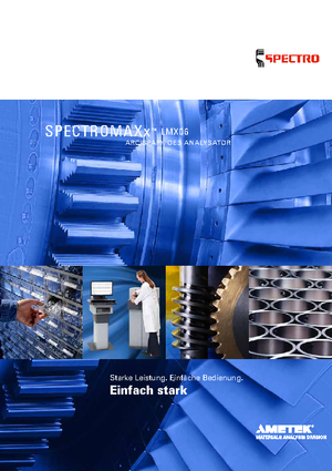 Metallanalysegeräte Spectro SPECTROMAXx