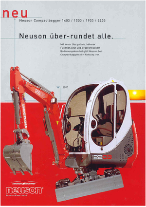 Minibagger Neuson 1403