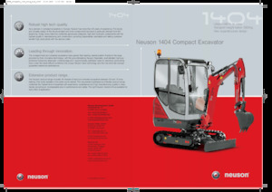 Minibagger Neuson 1404