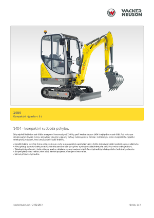 Minibagger Neuson 1404