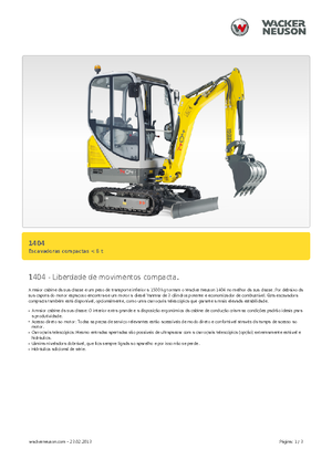 Minibagger Neuson 1404