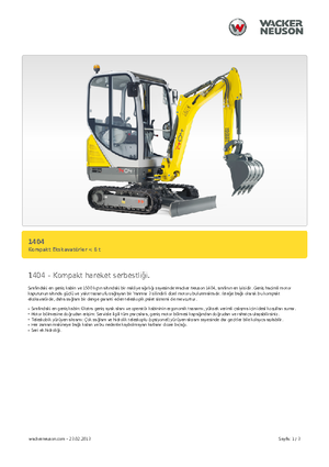 Minibagger Neuson 1404