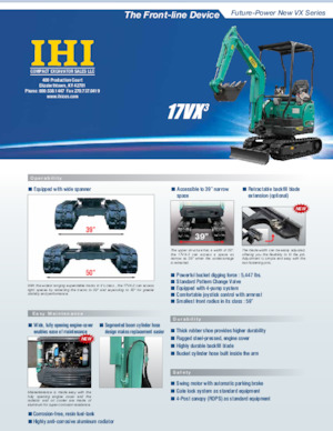 Minibagger IHI 17VX-3