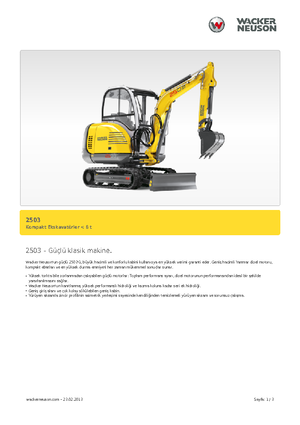 Minibagger Neuson 2503