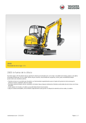 Minibagger Neuson 2503