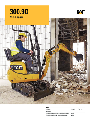 Minibagger Caterpillar 300.9D