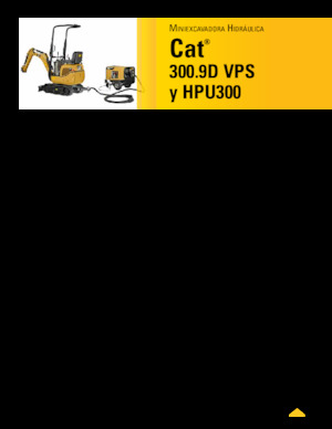 Minibagger Caterpillar 300.9D VPS 