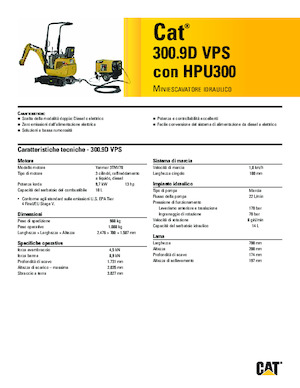 Minibagger Caterpillar 300.9D VPS 