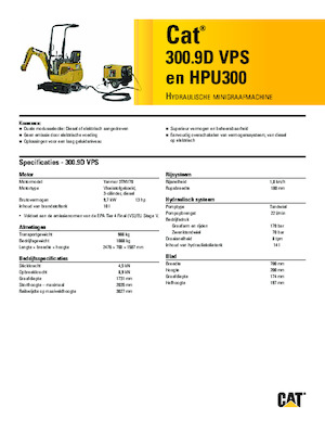 Minibagger Caterpillar 300.9D VPS 