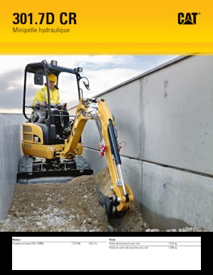 Minibagger Caterpillar 301.7D CR