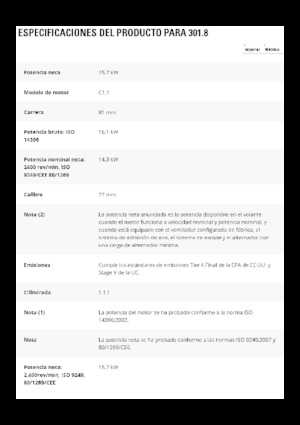 Minibagger Caterpillar 301.8