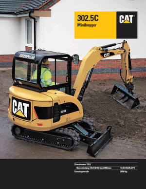 Minibagger Caterpillar 302.5C