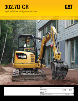Minibagger Caterpillar 302.7D CR
