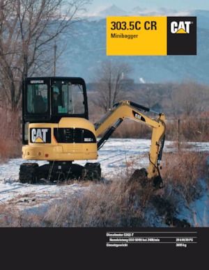 Minibagger Caterpillar 303.5C CR