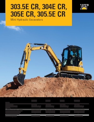 Minibagger Caterpillar 303.5E CR