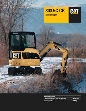 Minibagger Caterpillar 303C CR