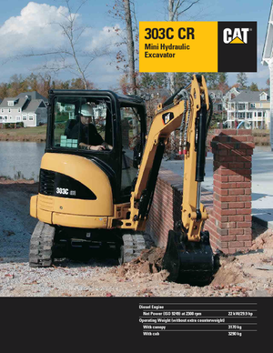 Minibagger Caterpillar 303C CR