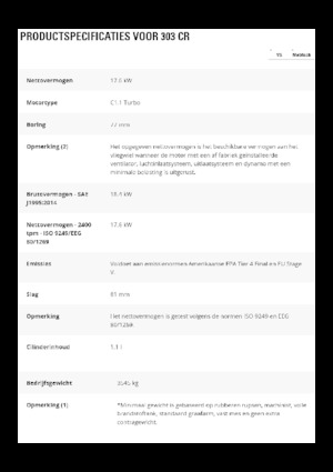 Minibagger Caterpillar 303 CR