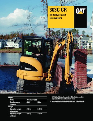 Minibagger Caterpillar 303C