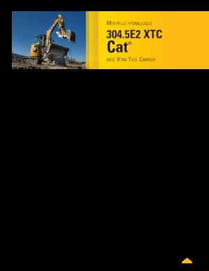 Minibagger Caterpillar 304.5E2 XTC