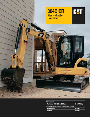 Minibagger Caterpillar 304C CR