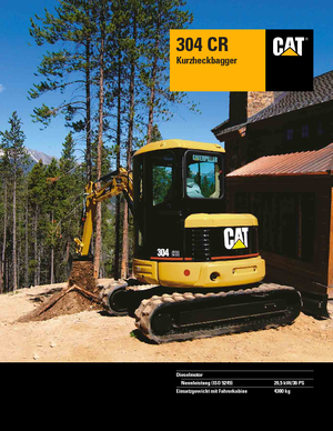 Minibagger Caterpillar 304 C R