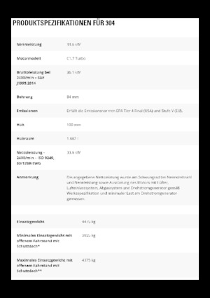 Minibagger Caterpillar 304