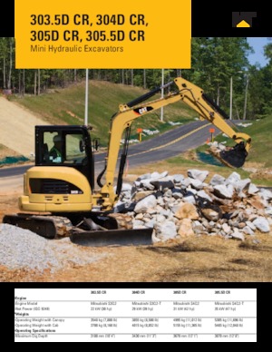 Minibagger Caterpillar 305.5D