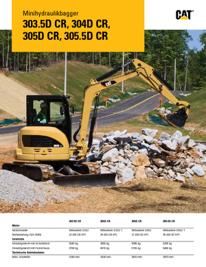 Minibagger Caterpillar 303.5D CR