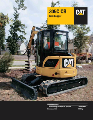 Minibagger Caterpillar 305C CR