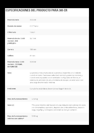 Minibagger Caterpillar 305 CR