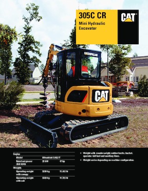 Minibagger Caterpillar 305C