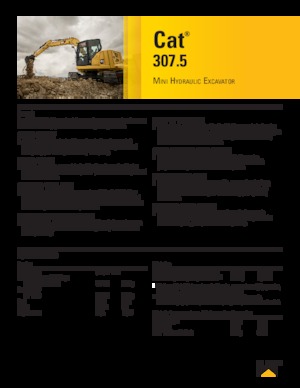 Raupenbagger Caterpillar 307.5