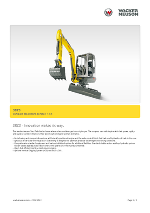 Minibagger Wacker Neuson 38 Z 3