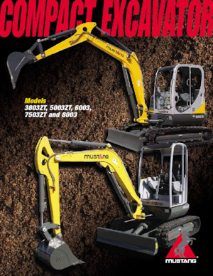 Minibagger Mustang 3803ZT