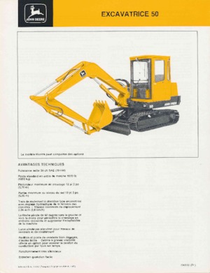 Minibagger John Deere Construction 50