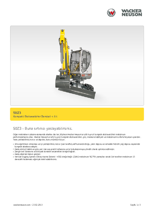 Minibagger Neuson 50 Z 3