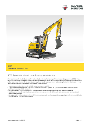 Minibagger Wacker Neuson 6003