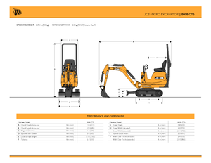 Minibagger JCB 8008