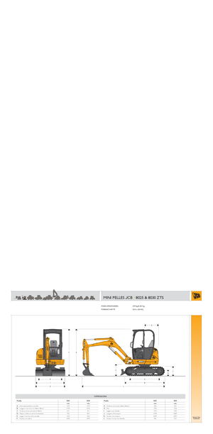 Minibagger JCB 8025 ZTS