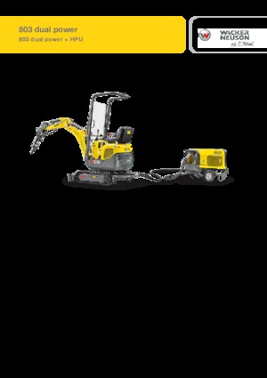 Minibagger Wacker Neuson 803 dual power