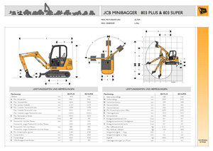 Minibagger JCB 803 Plus