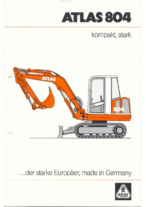 Mobilbagger Atlas 804