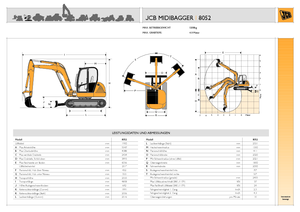 Minibagger JCB 8052