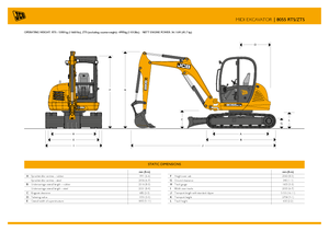 Minibagger JCB 8055 RTS