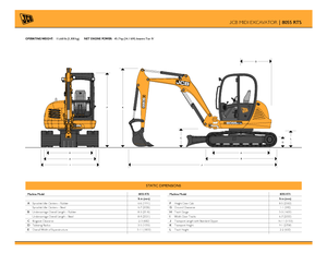 Minibagger JCB 8055 RTS