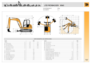 Raupenbagger JCB 8060