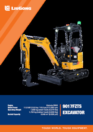 Minibagger Liugong 9017FZTS
